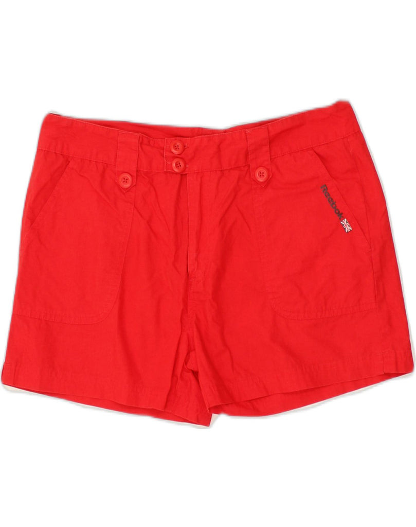 REEBOK Womens Chino Shorts UK 16 Large W33 Red Cotton | Vintage Reebok | Thrift | Second-Hand Reebok | Used Clothing | Messina Hembry 