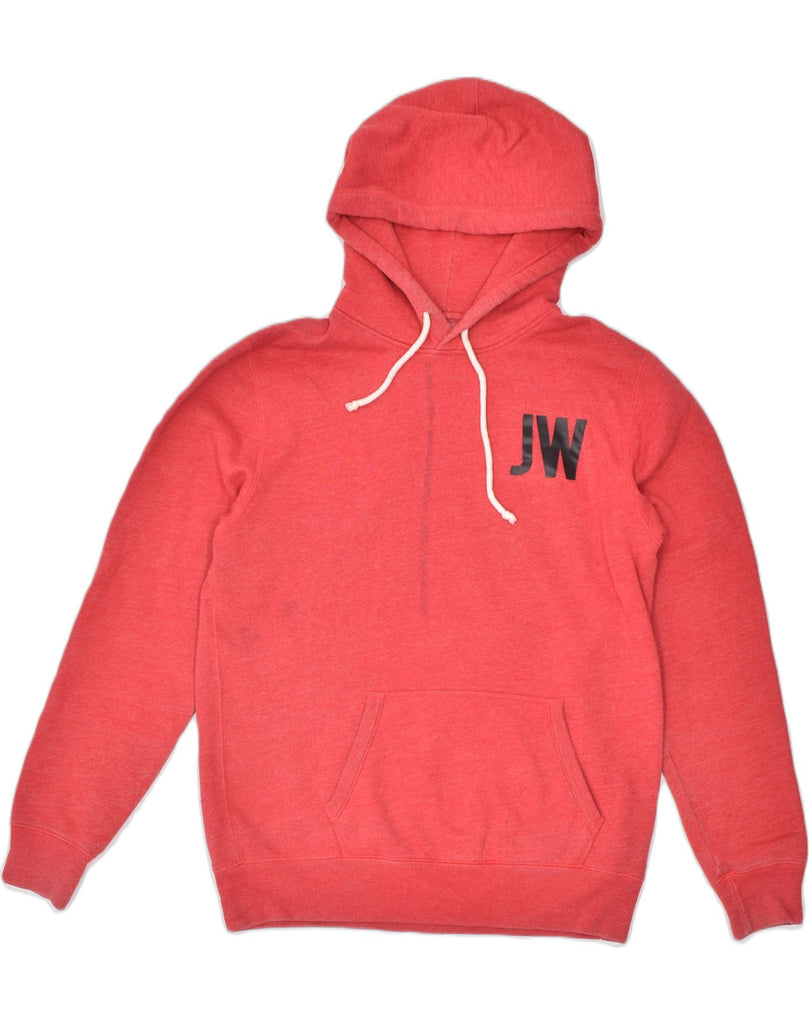 JACK WILLS Mens Graphic Hoodie Jumper Small Red Cotton | Vintage | Thrift | Second-Hand | Used Clothing | Messina Hembry 