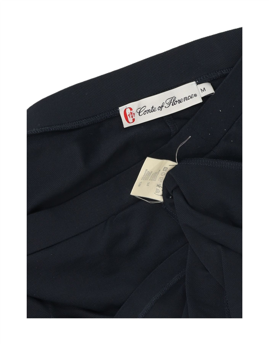CONTE OF FLORENCE Womens Tennis Skirt Medium Navy Blue Polyamide Vintage Conte of Florence and Second-Hand Conte of Florence from Messina Hembry 