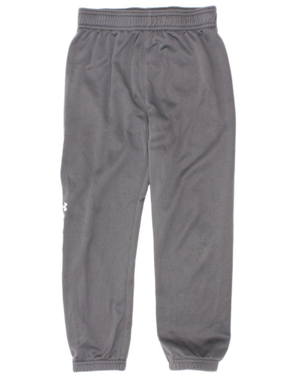 Under Armour Boys Graphic Tracksuit Trousers Joggers 5-6 Years Grey