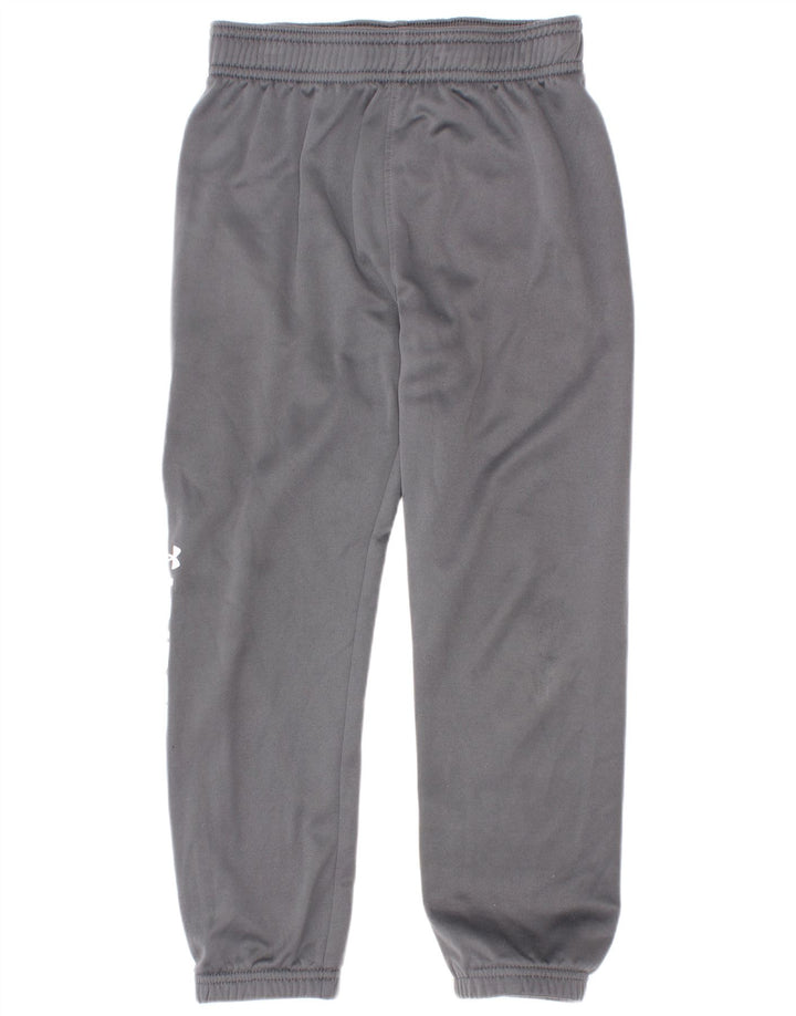 Under Armour Boys Graphic Tracksuit Trousers Joggers 5-6 Years Grey