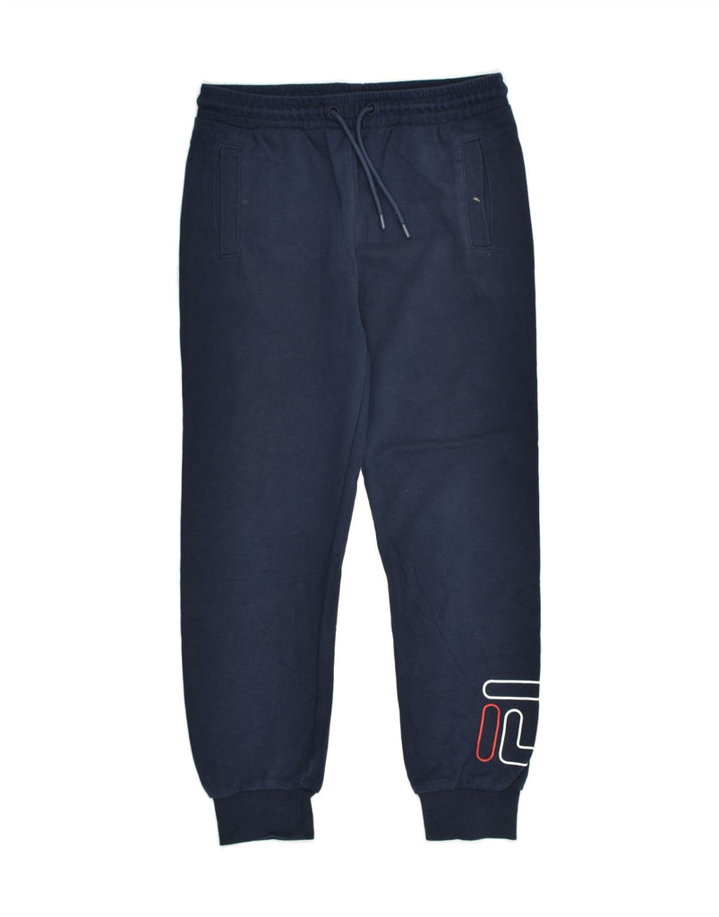 FILA Boys Tracksuit Trousers Joggers 11-12 Years Navy Blue | Vintage Fila | Thrift | Second-Hand Fila | Used Clothing | Messina Hembry 