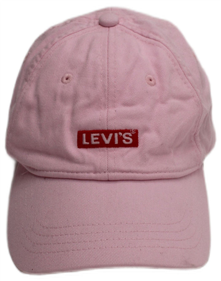 Levi's Womens Graphic Baseball Cap One Size Pink Cotton