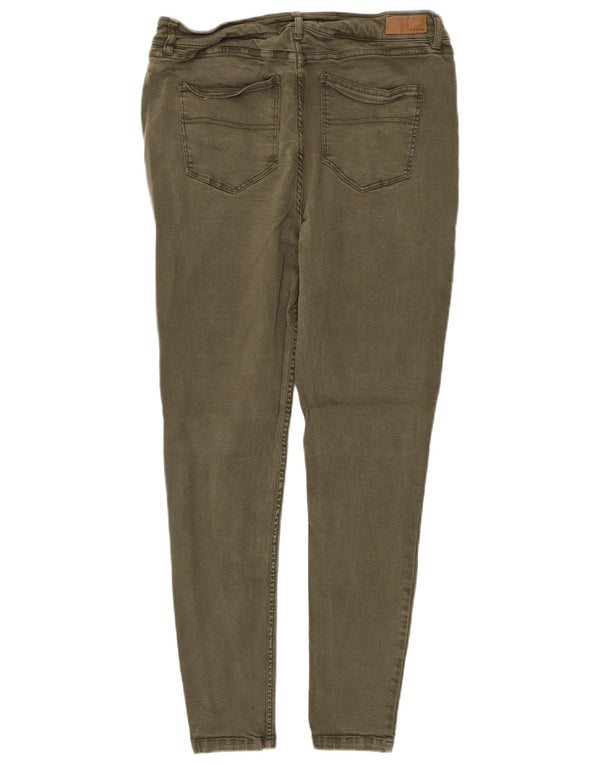 Fat Face Womens Harlow High Waist Jegging Jeans UK 14 Large W34 L28 Khaki
