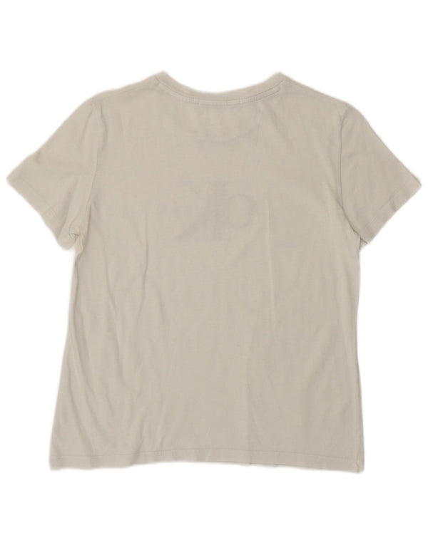 Calvin Klein Jeans Womens Graphic T-Shirt Top UK 6 XS White
