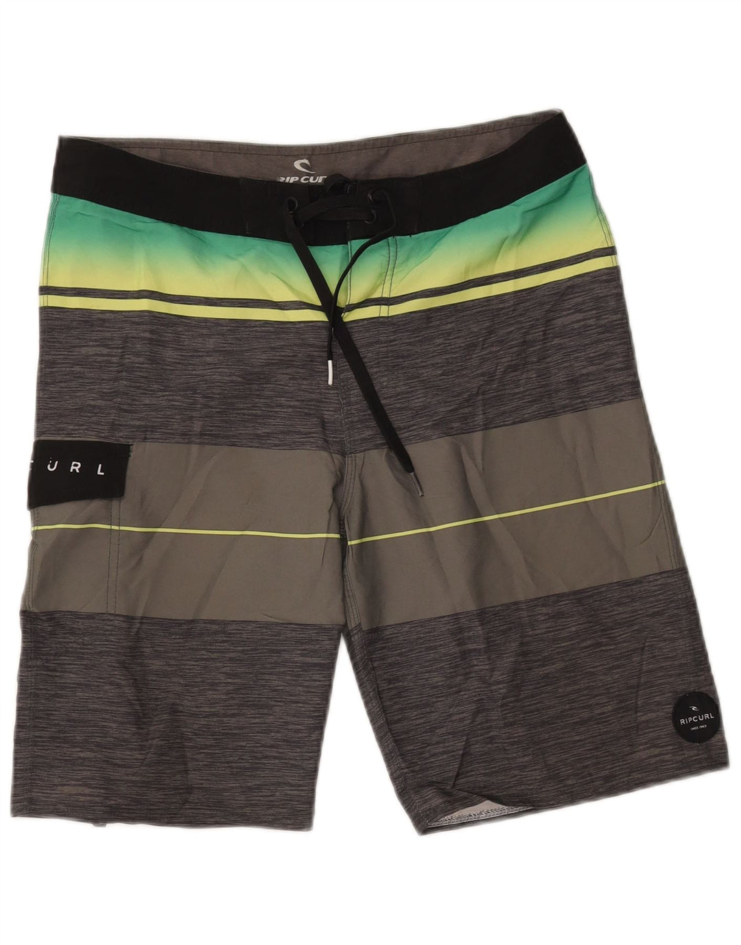 RIP CURL Mens Swimming Shorts Medium Grey Colourblock