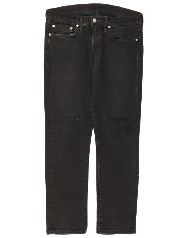 Levi's Mens 511 Slim Jeans W32 L30 Black Cotton