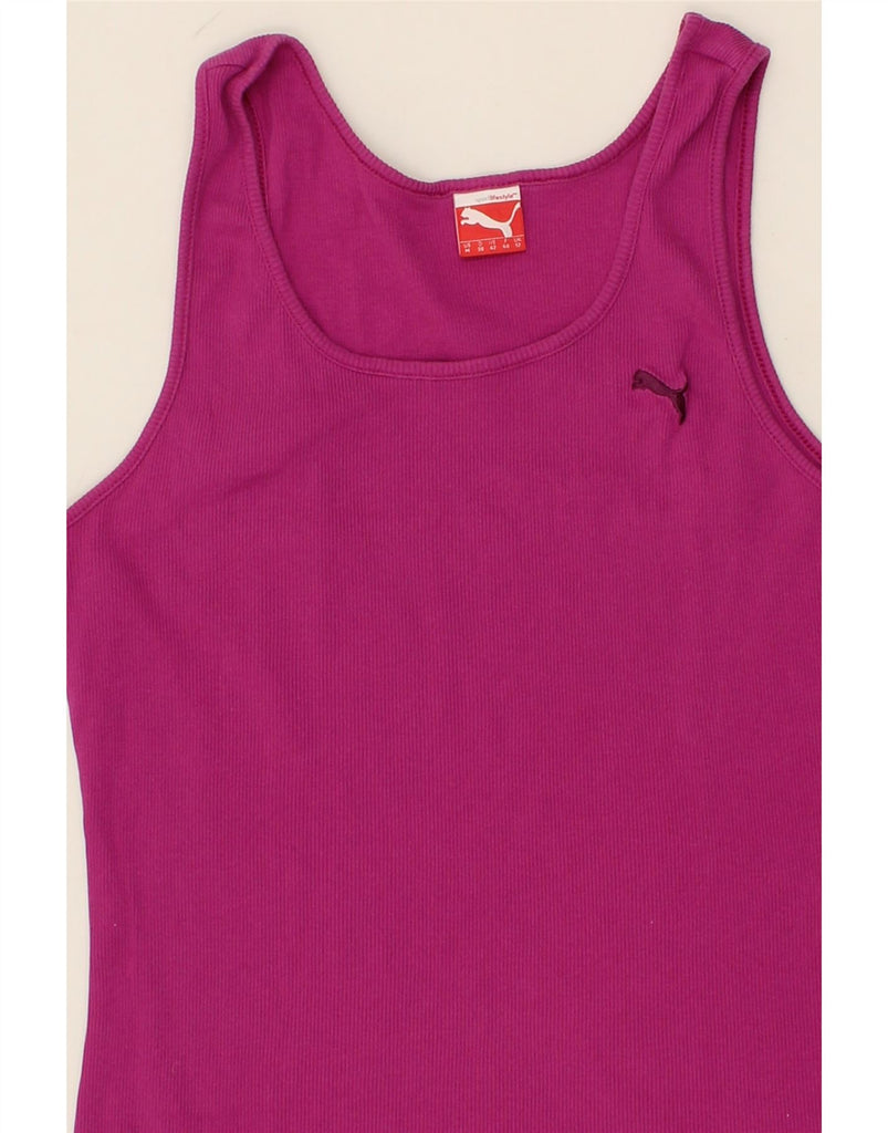 PUMA Womens Vest Top UK 12 Medium  Purple Vintage Puma and Second-Hand Puma from Messina Hembry 