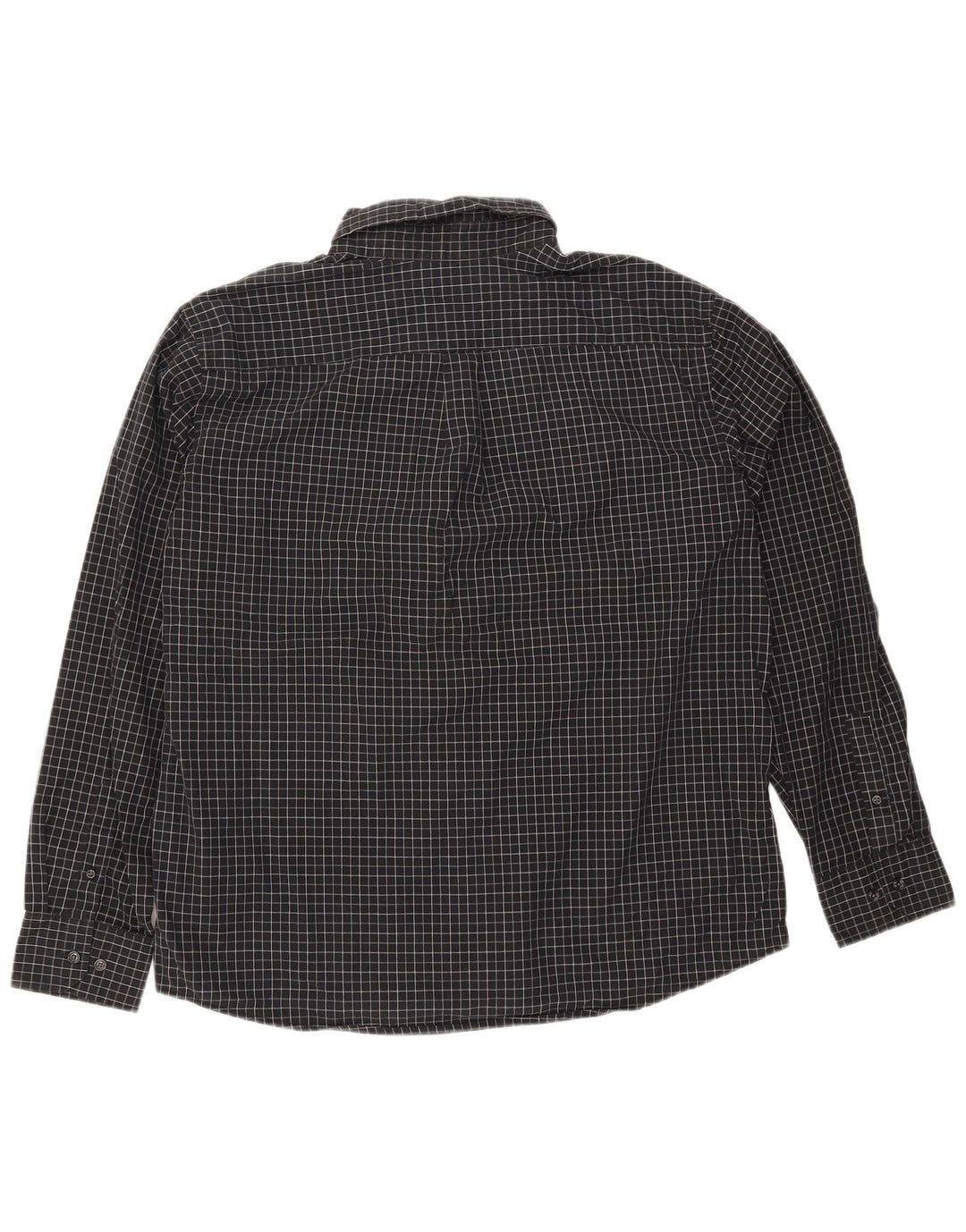 DOCKERS Mens Shirt XL Black Check Cotton