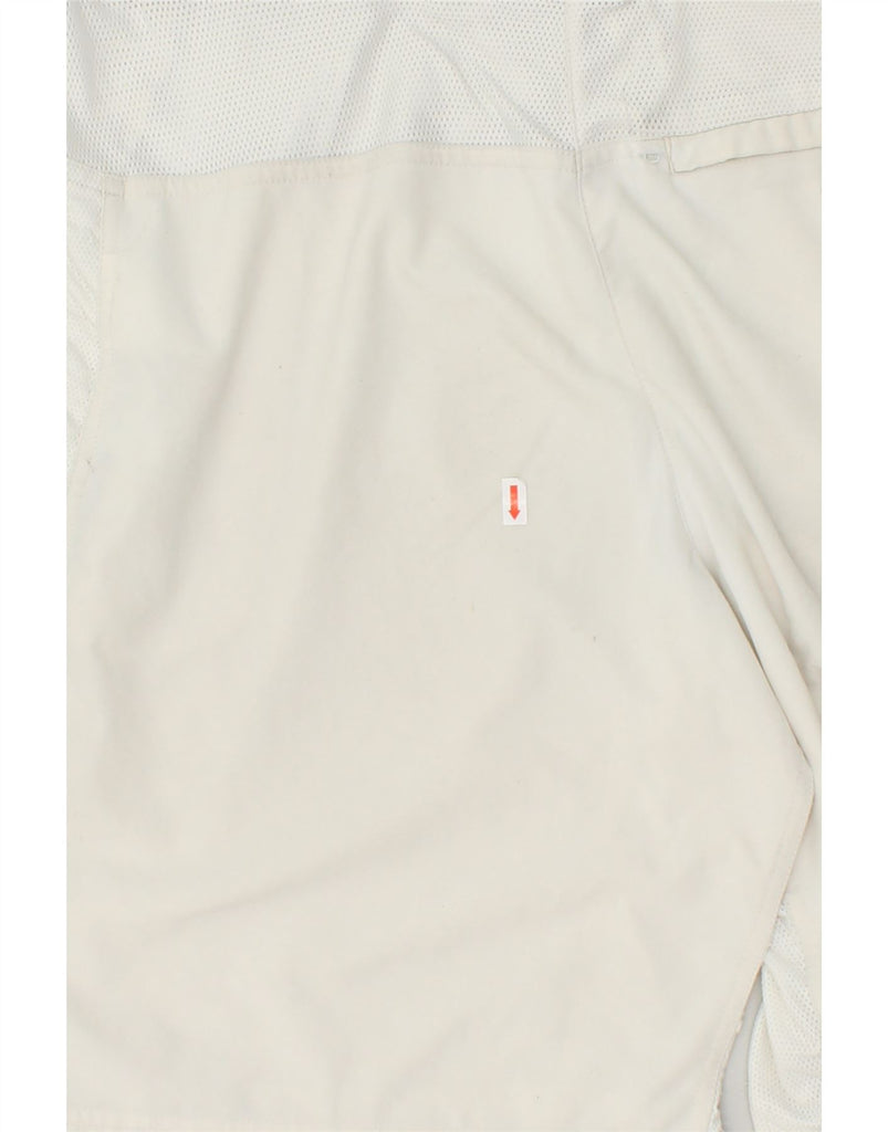NIKE Mens Dri Fit Sport Shorts Medium Off White Polyester | Vintage Nike | Thrift | Second-Hand Nike | Used Clothing | Messina Hembry 