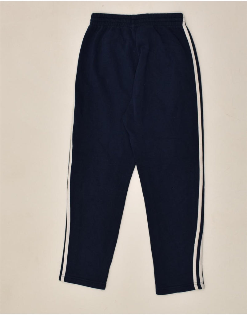 ADIDAS Boys Tracksuit Trousers 11-12 Years Navy Blue Cotton | Vintage Adidas | Thrift | Second-Hand Adidas | Used Clothing | Messina Hembry 