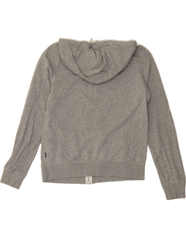 CONVERSE Womens Zip Hoodie Sweater UK 14 Large Grey Cotton Vintage Converse and Second-Hand Converse from Messina Hembry 