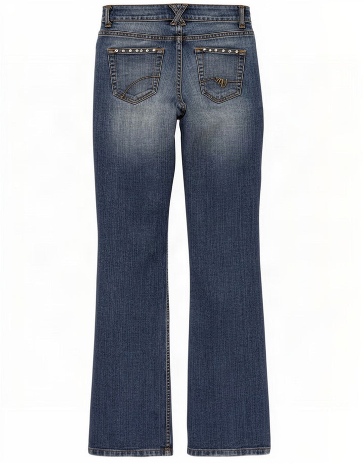Tommy Hilfiger Womens Distressed Straight Jeans US 4 Small W26 L33 Blue