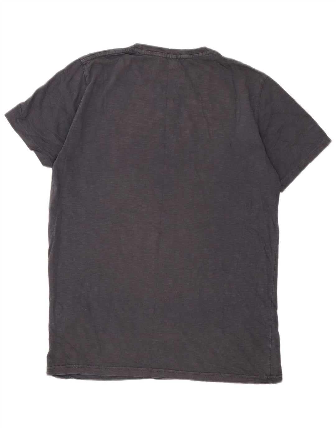 Jack & Jones Mens Regular Fit Graphic T-Shirt Top Large Grey Cotton