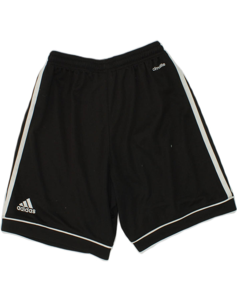 ADIDAS Boys Sport Shorts 11-12 Years Medium  Black Polyester | Vintage Adidas | Thrift | Second-Hand Adidas | Used Clothing | Messina Hembry 