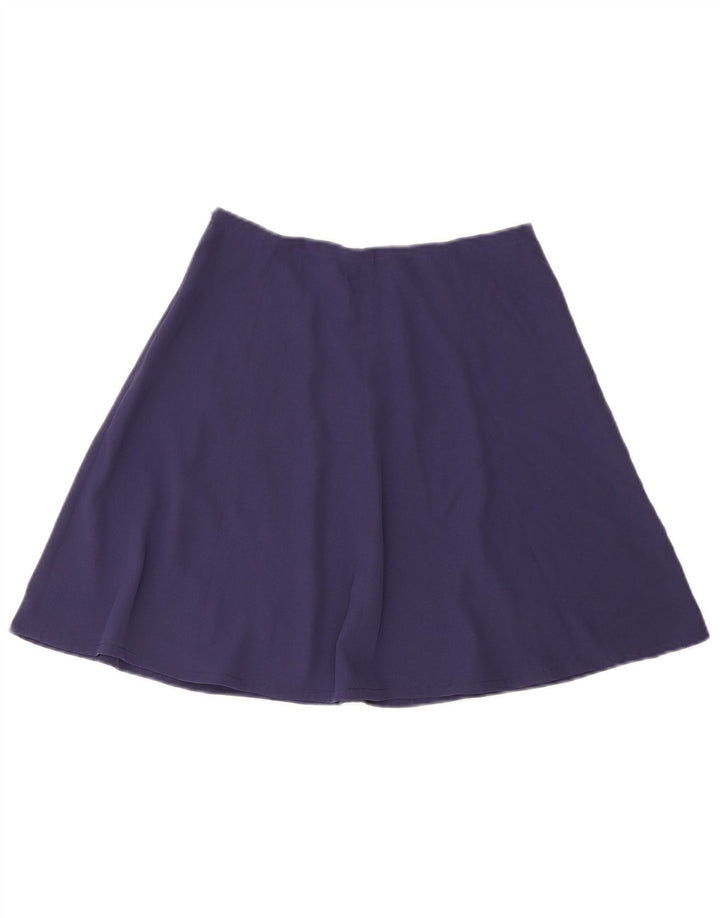 Vintage Womens A-Line Skirt W28 Medium Navy Blue