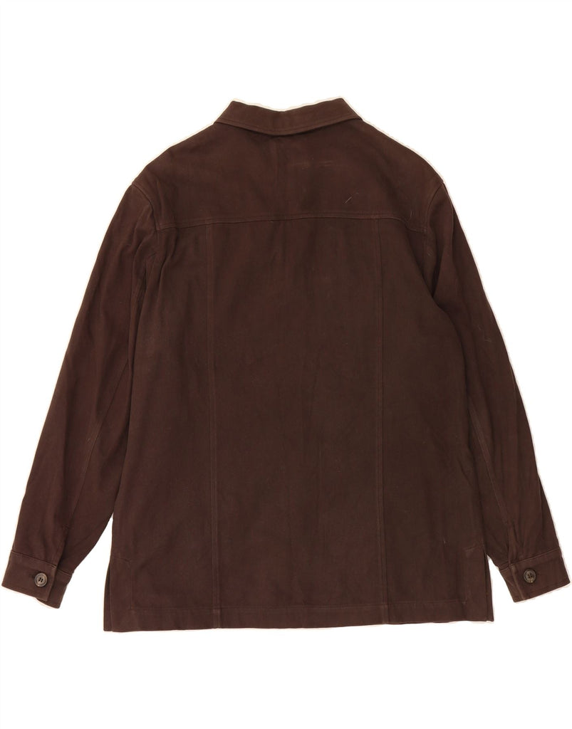 CONTE OF FLORENCE Womens Shirt IT 46 Large Brown Viscose Vintage Conte of Florence and Second-Hand Conte of Florence from Messina Hembry 