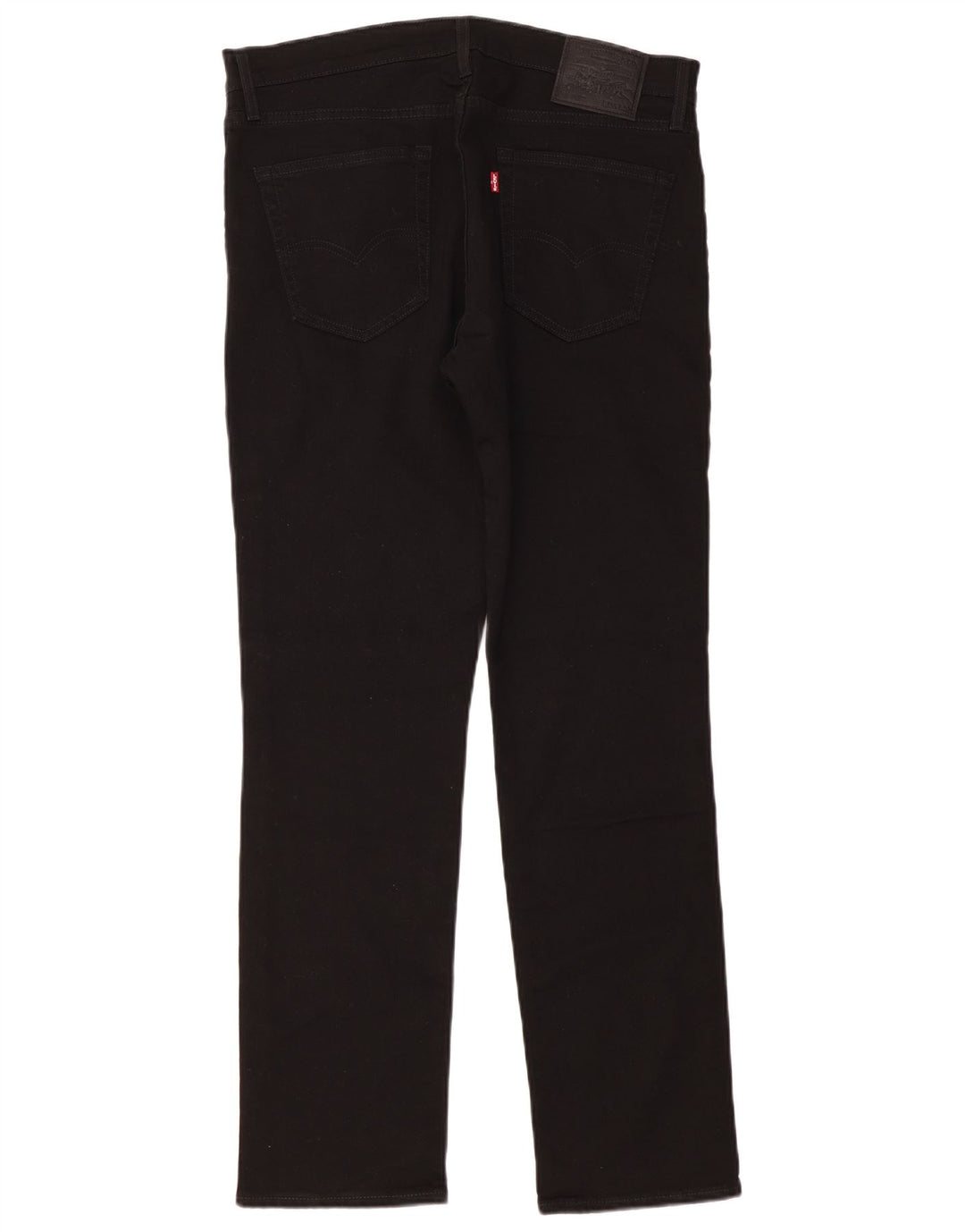 LEVI'S Mens 511 Slim Jeans W36 L32 Black Cotton