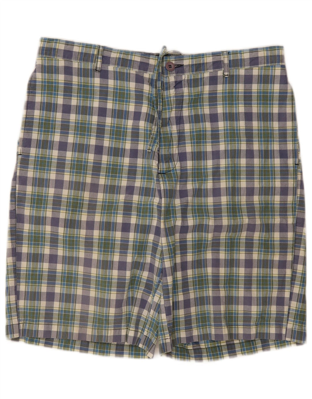 Woolrich Mens Regular Chino Shorts W38 XL Multicoloured Plaid Cotton