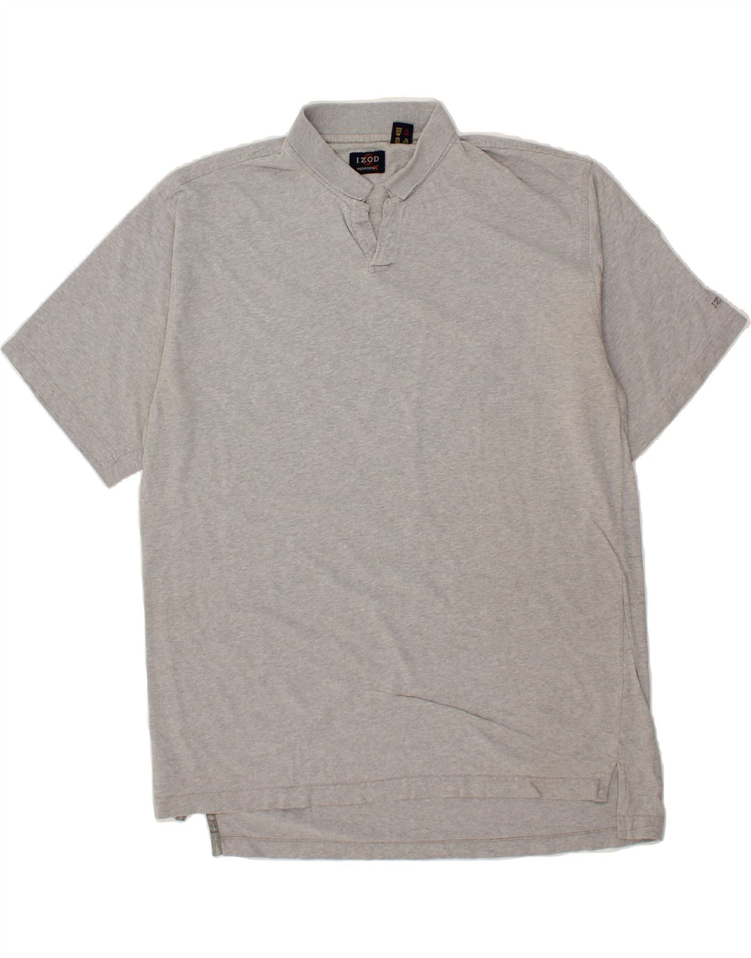 IZOD Mens Polo Shirt XL Grey Cotton Vintage Izod and Second-Hand Izod from Messina Hembry 