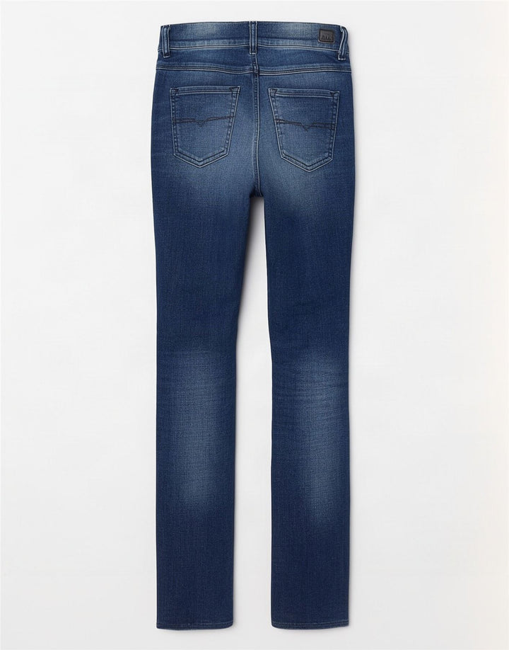 Diesel Womens Distressed Slim Jeans W24 L27 Blue Cotton