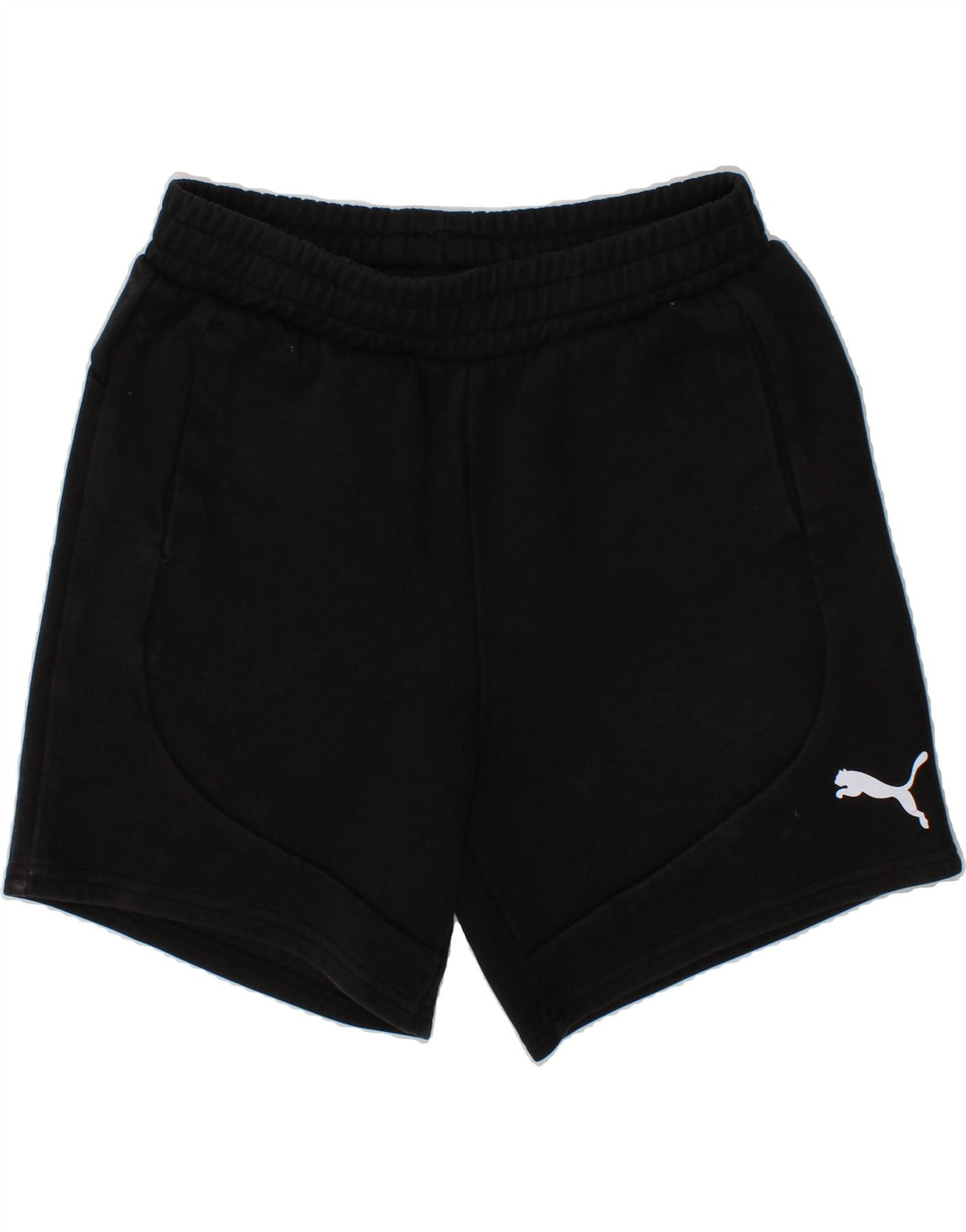 PUMA Boys Sport Shorts 11-12 Years Black Cotton Vintage Puma and Second-Hand Puma from Messina Hembry 