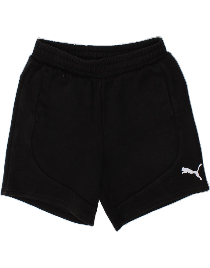 PUMA Boys Sport Shorts 11-12 Years Black Cotton Vintage Puma and Second-Hand Puma from Messina Hembry 
