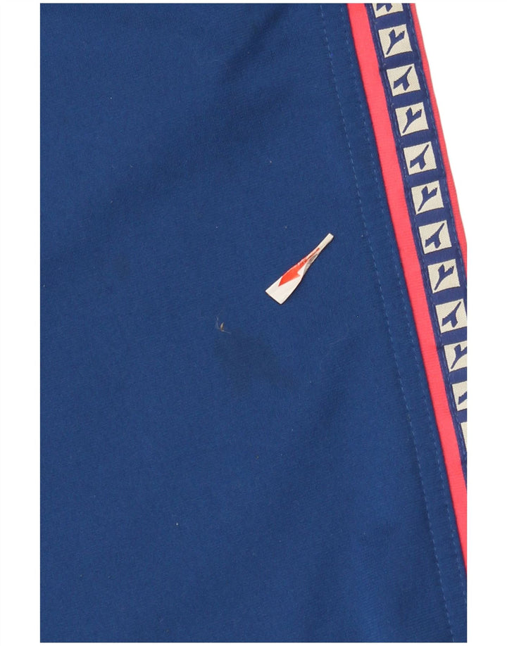 Diadora Mens Graphic Tracksuit Trousers UK 42 Large Blue Polyester
