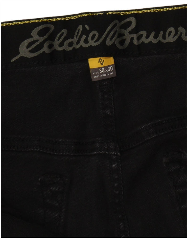 Eddie Bauer Mens Straight Jeans W38 L30 Black