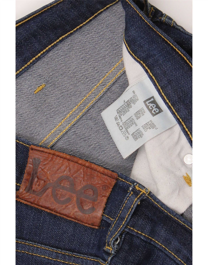 Lee Mens Brooklyn Straight Jeans W40 L27 Blue Cotton