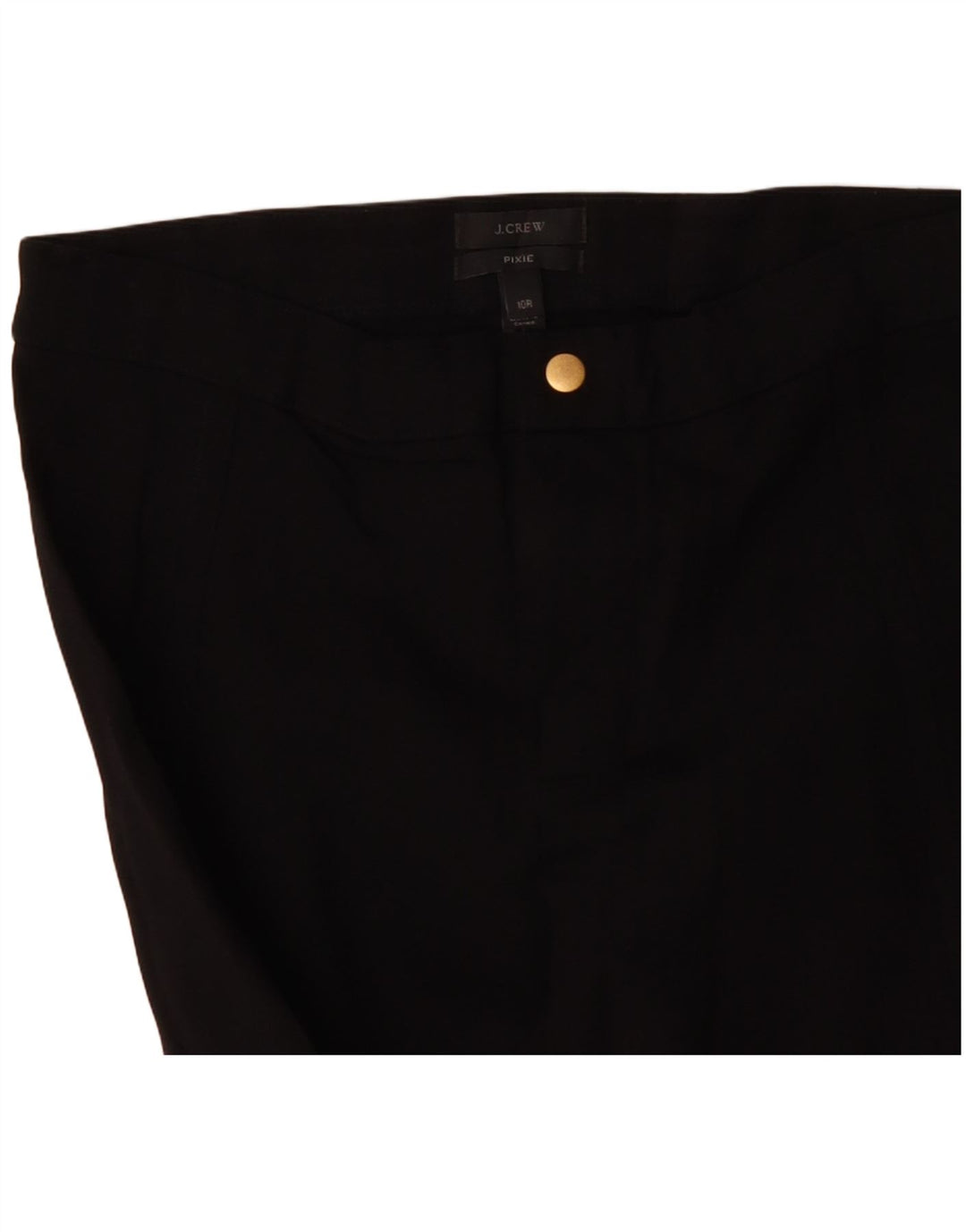 J. Crew Womens Pixie Slim Casual Trousers US 10 Large W30 L30 Black Viscose