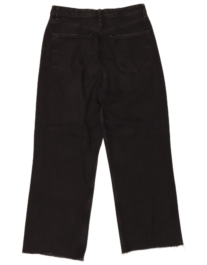 Zara Womens Loose Jeans EU 42 Large W32 L28 Black