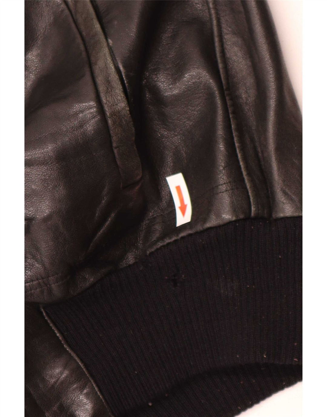 Marpel Mens Leather Jacket IT 52 XL Black