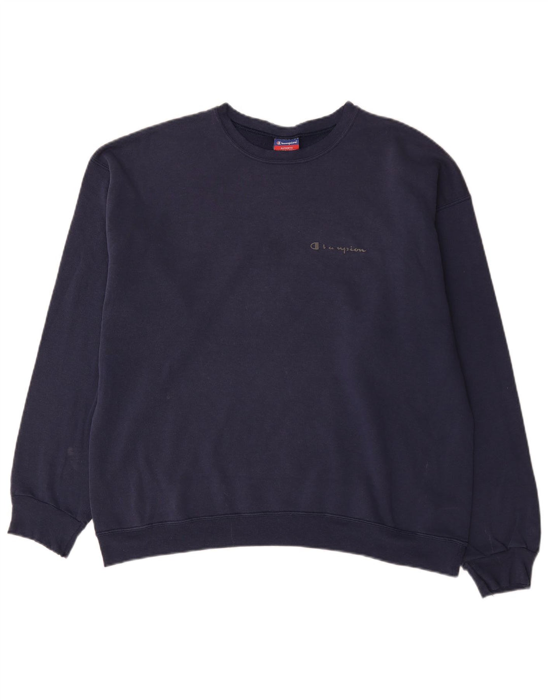 Champion Mens Sweatshirt Jumper XL Navy Blue Cotton