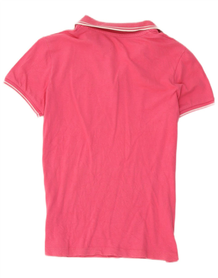 Lotto Womens Polo Shirt UK 14 Large Pink