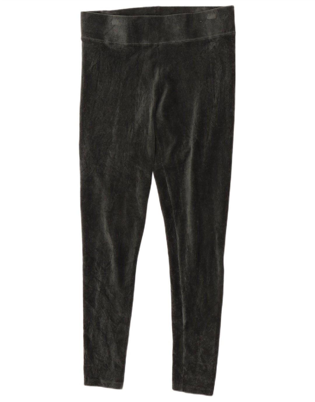 Marks & Spencer Womens Leggings UK 12 Medium Green Cotton