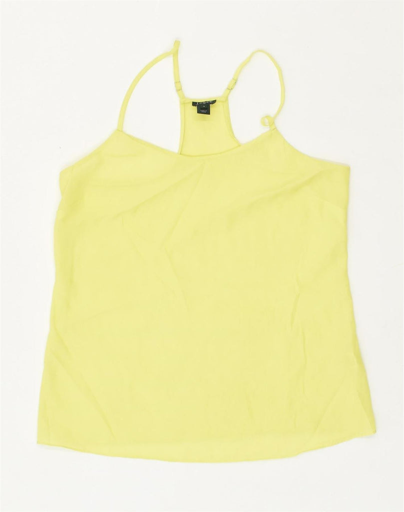 J. CREW Womens Cami Top US 6 Medium Yellow Polyester | Vintage J. Crew | Thrift | Second-Hand J. Crew | Used Clothing | Messina Hembry 