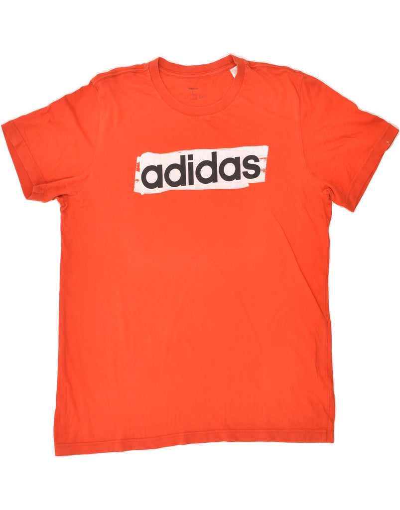 ADIDAS Mens Graphic T-Shirt Top Large Red Cotton | Vintage Adidas | Thrift | Second-Hand Adidas | Used Clothing | Messina Hembry 