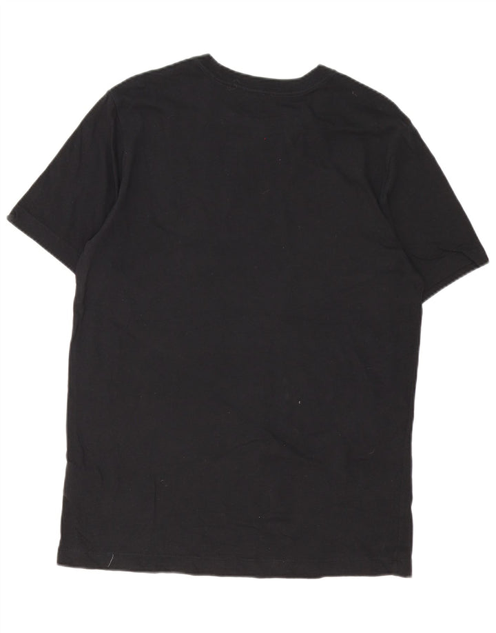 Nike Mens Graphic T-Shirt Top Large Black Cotton