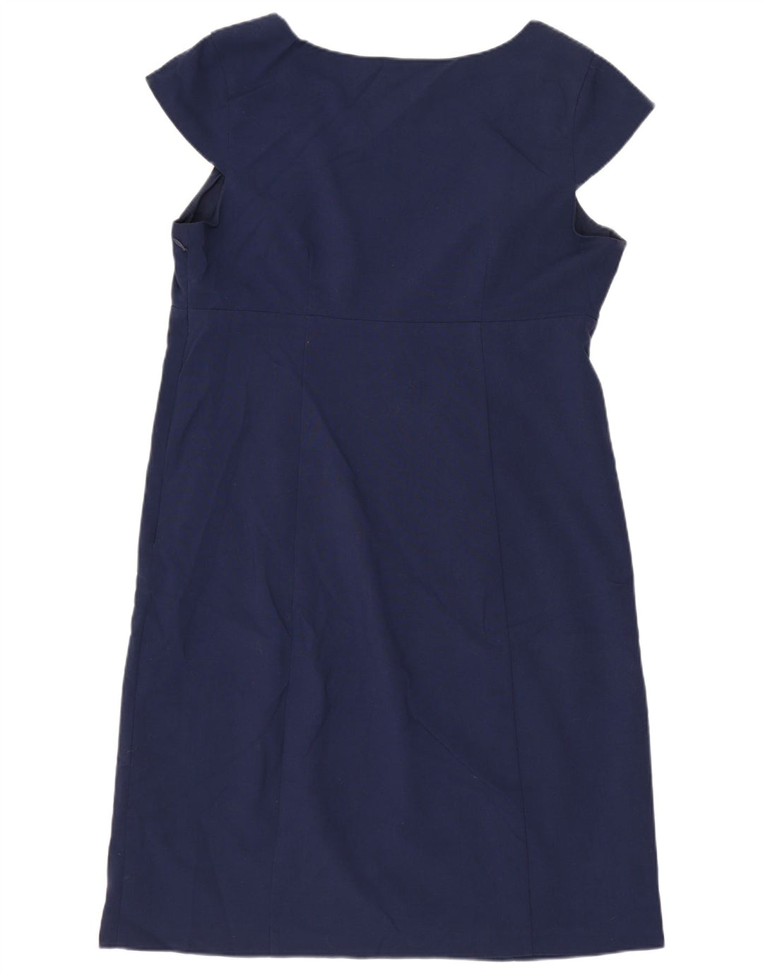 Mossimo Womens Petite Shift Dress US 14 XL Navy Blue Polyester