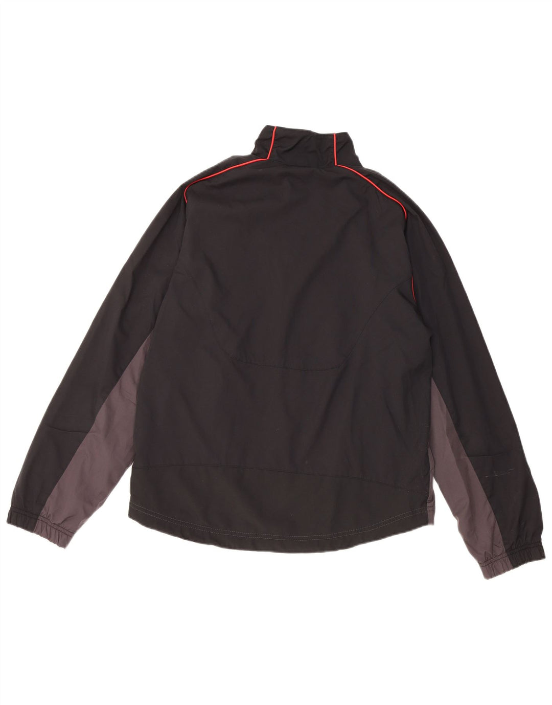 Nike Mens Tracksuit Top Jacket UK 35/37 Small Grey Colourblock Polyester