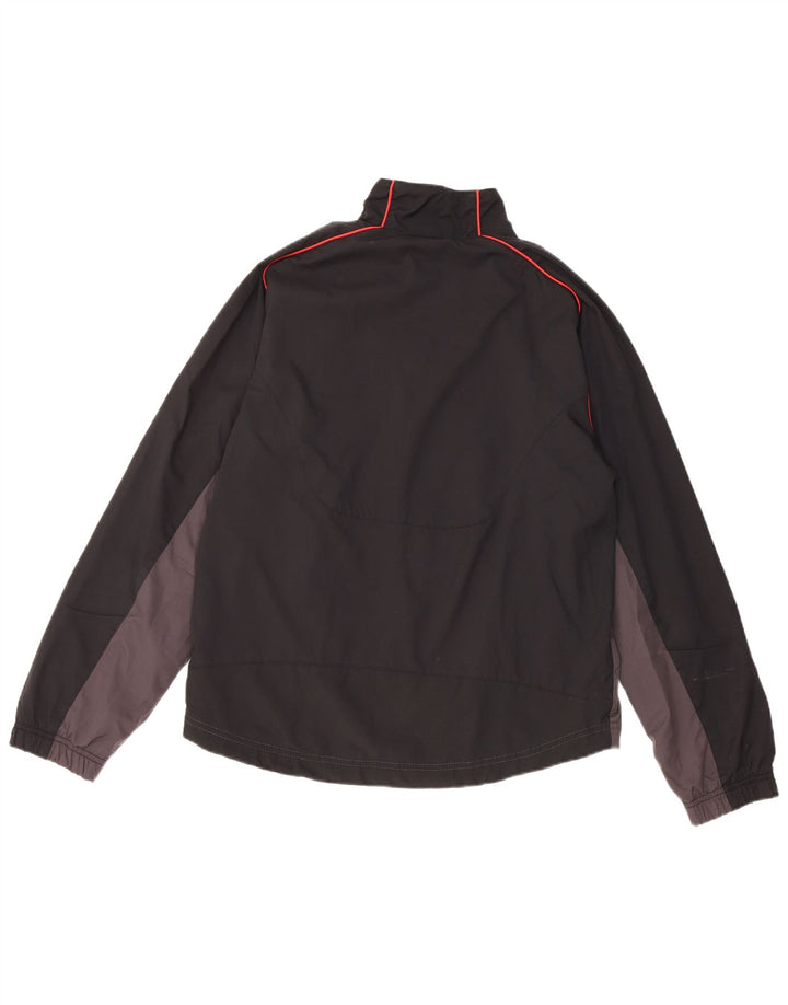 Nike Mens Tracksuit Top Jacket UK 35/37 Small Grey Colourblock Polyester