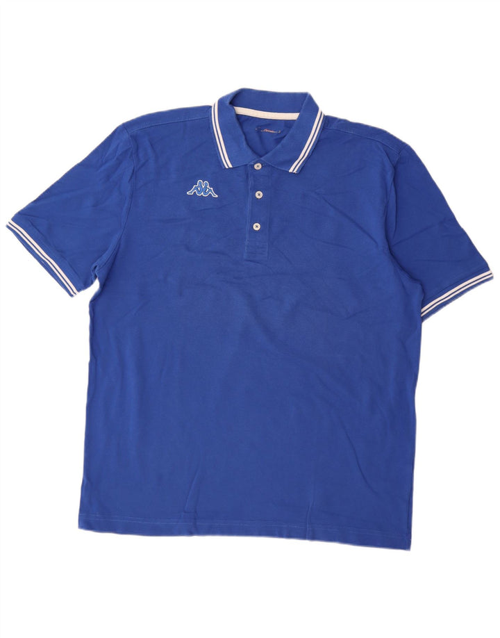 Kappa Mens Polo Shirt Large Blue