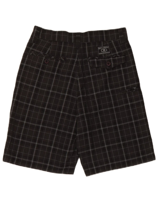 Billabong Mens Chino Shorts W28 Small Black Check