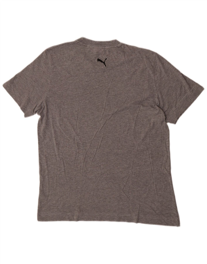 Puma Mens Graphic T-Shirt Top Medium Grey