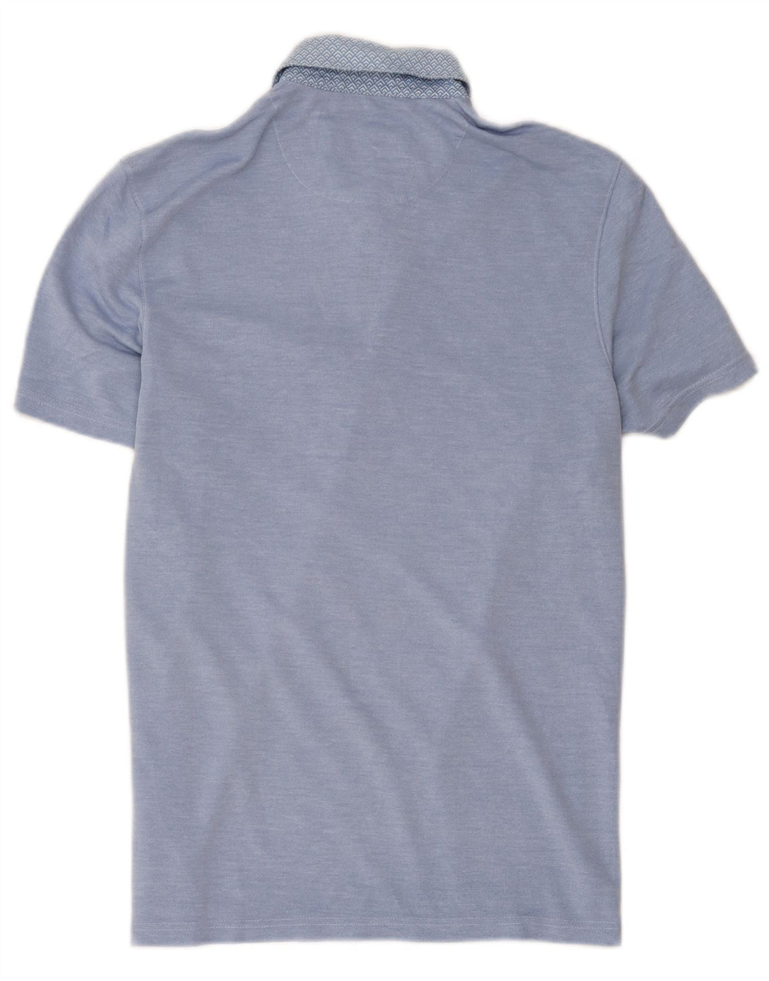 Ted Baker Mens Polo Shirt Size 3 Medium Blue Modal