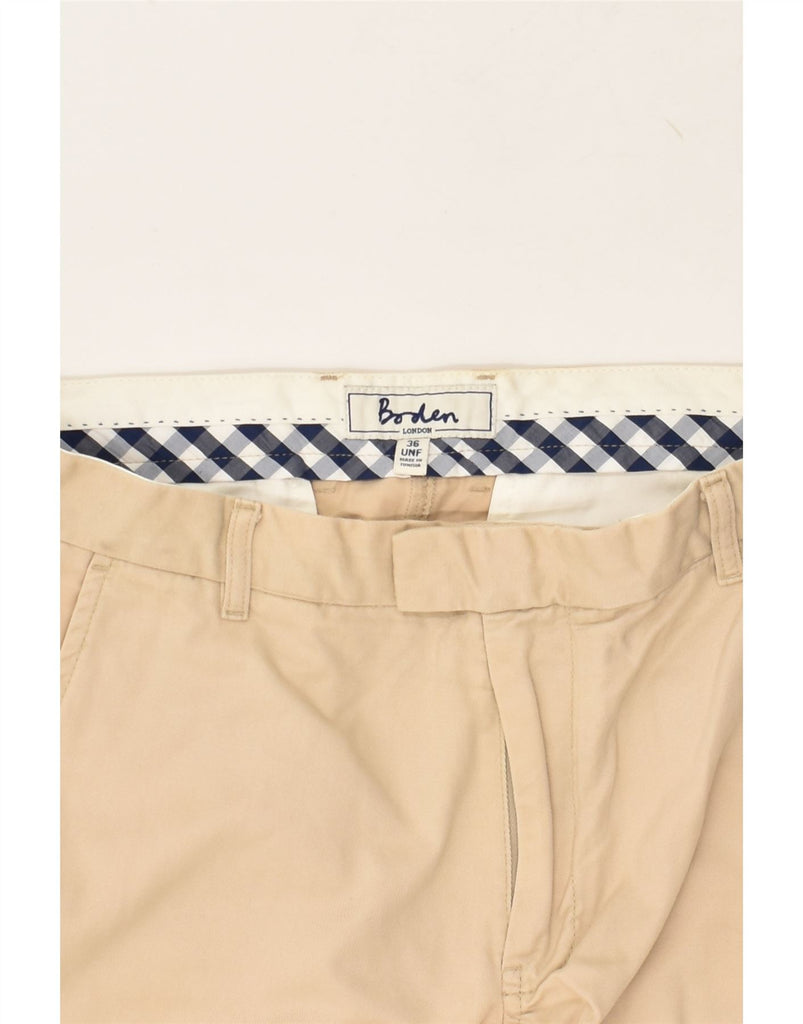 BODEN Mens Straight Chino Trousers W36 L34 Beige Cotton | Vintage Boden | Thrift | Second-Hand Boden | Used Clothing | Messina Hembry 