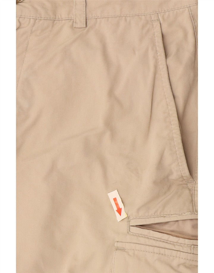 Napapijri Mens Cargo Shorts IT 48 Medium W30 Beige Cotton