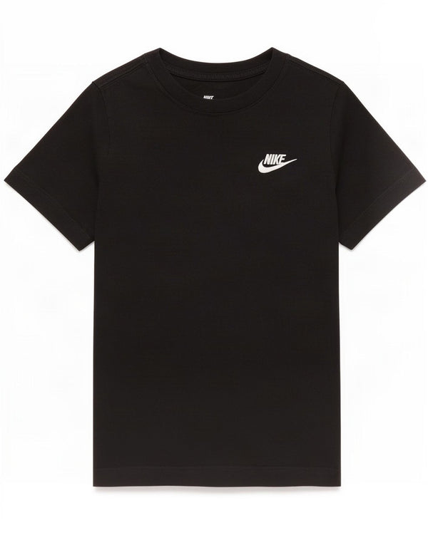 Nike Boys T-Shirt Top 10-11 Years Medium Black Cotton