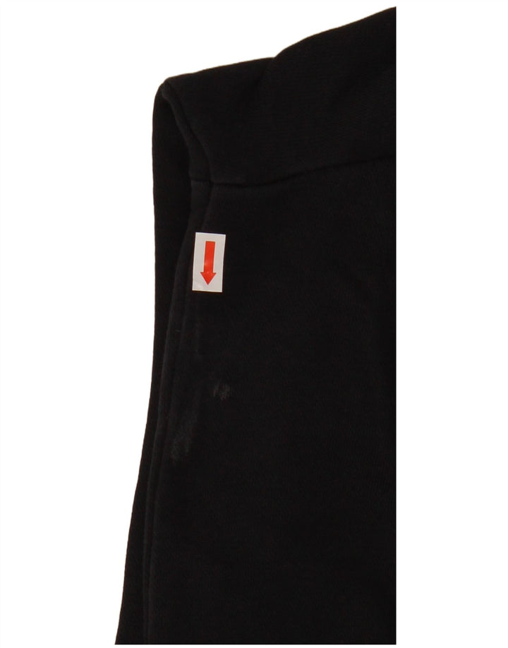 NIKE Womens Sweatshirt Jumper UK 16 Large Black Cotton